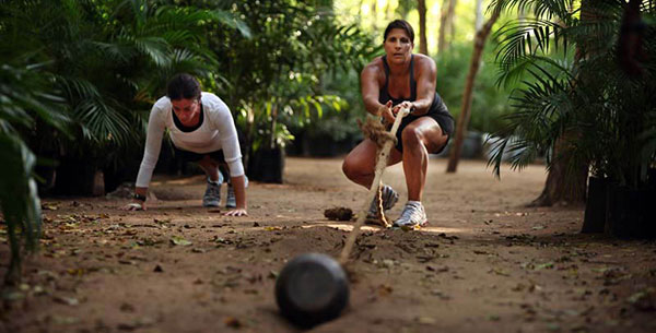 Wildfitness workout, Kenya 