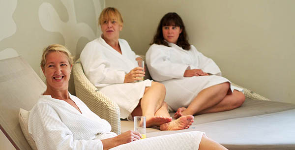 Women at the spa