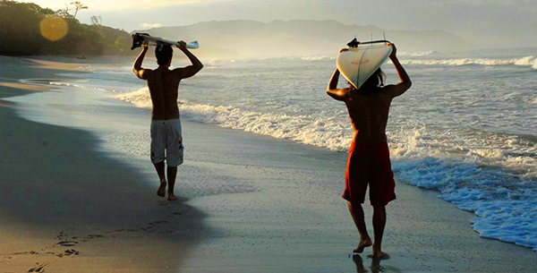 Surfing in Costa Rica