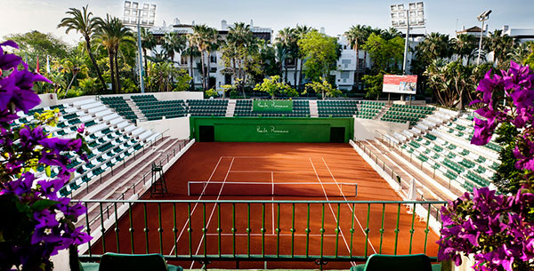 Marbella Club tennis court