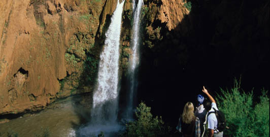 waterfall at Morocco