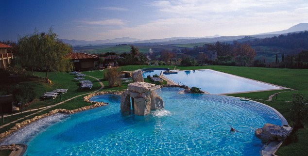 Adler Thermae, Tuscany, pools