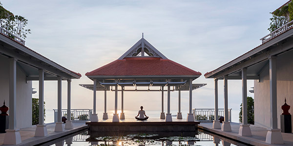 Yoga pavilion at Amatara