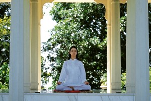 Meditation at Ananda