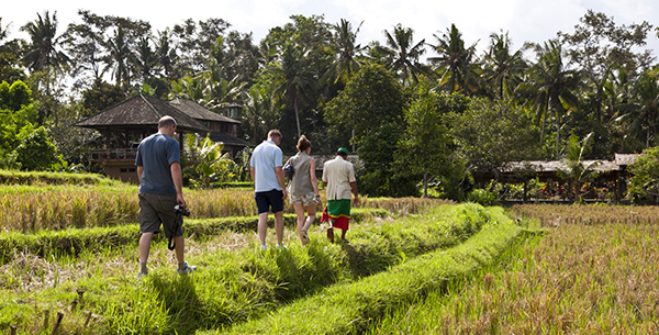 Mountain climbing at Bali