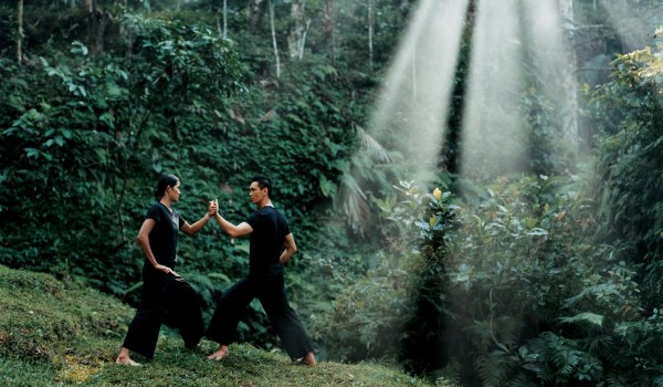 Tai Chi at Como Shambhala Estate in the Balinese jungle