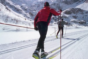 Person skiing 