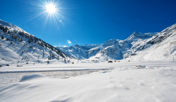 The Gastein ski region in Austria