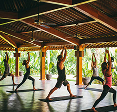 Outdoor Yoga at Komune