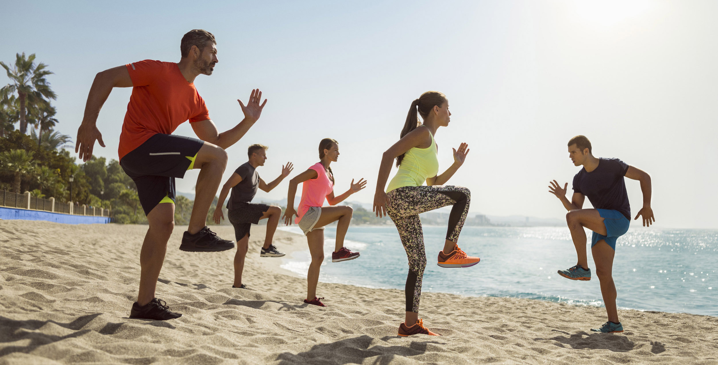 group beach fitness  bootcamp