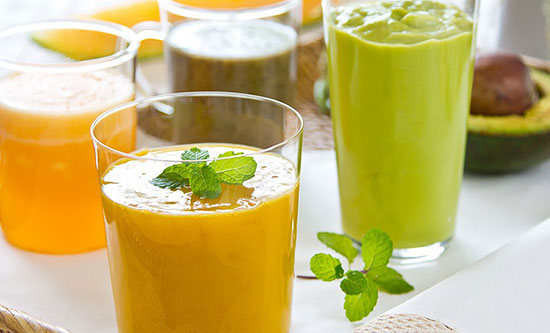 Juices are great for providing nutrition and energy