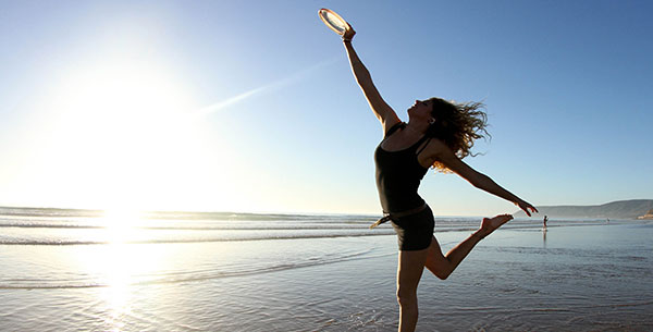 paradis plage frisbee