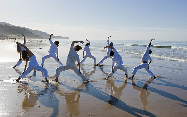 Beach yoga Paradis Plage