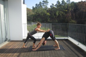 Longevity Wellness Resort downward dog yoga