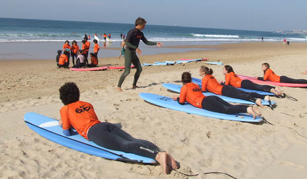 Penha LOnga surfing lesson
