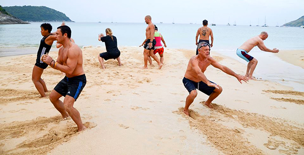 fitness beach Thailand Boxing Sweat