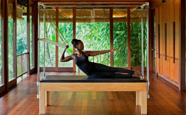 The Pilates studio at Como Shambhala in Bali