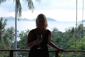 Samantha after her healthy holiday in Kamalaya, Thailand