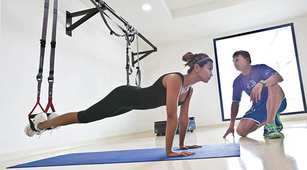 TRX training at Thanyapura