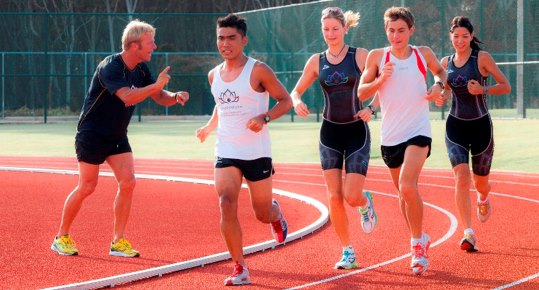 Track Running at Thanyapura, Phuket