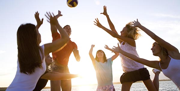 beach Volleyball at The Body Camp Ibiza