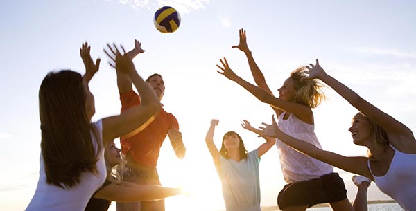 beach volleyball