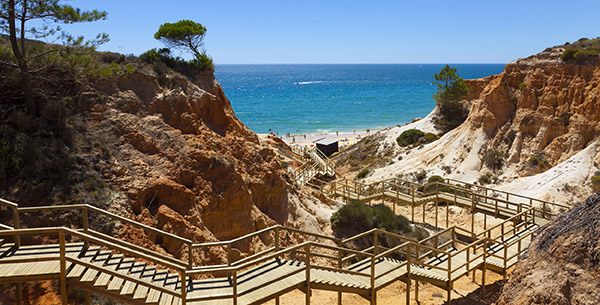 EPIC SANA Algarve sits on Falesia Beach's doorstep