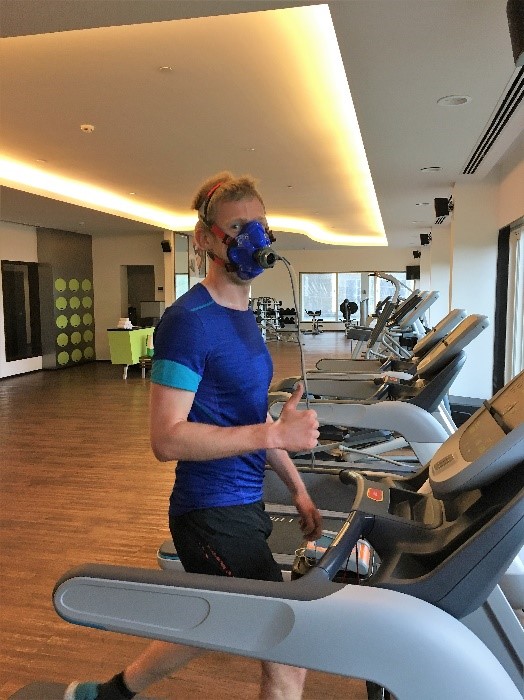 VO2 max testing at Atmantan Wellness Resort in India