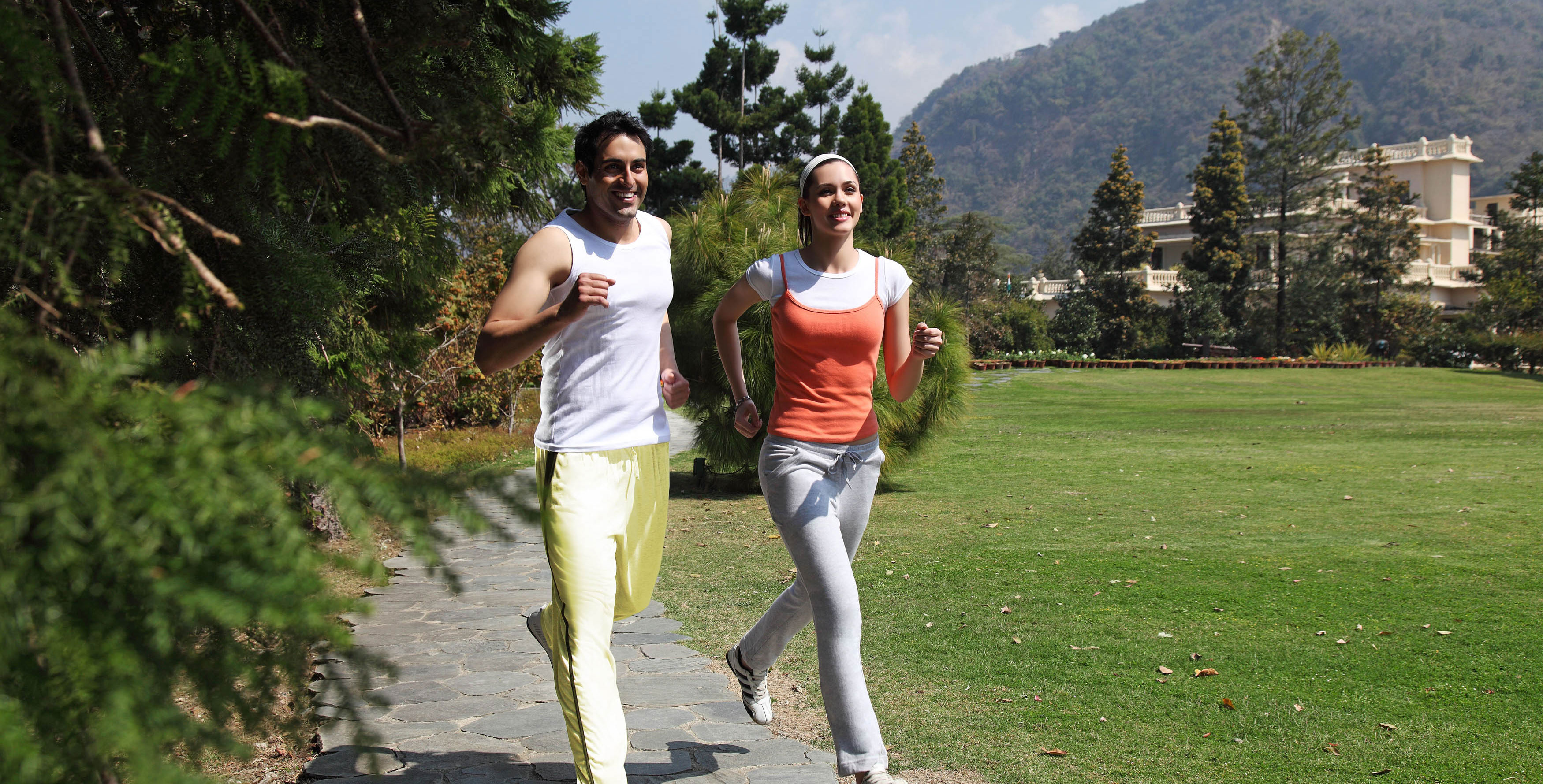Couple jogging