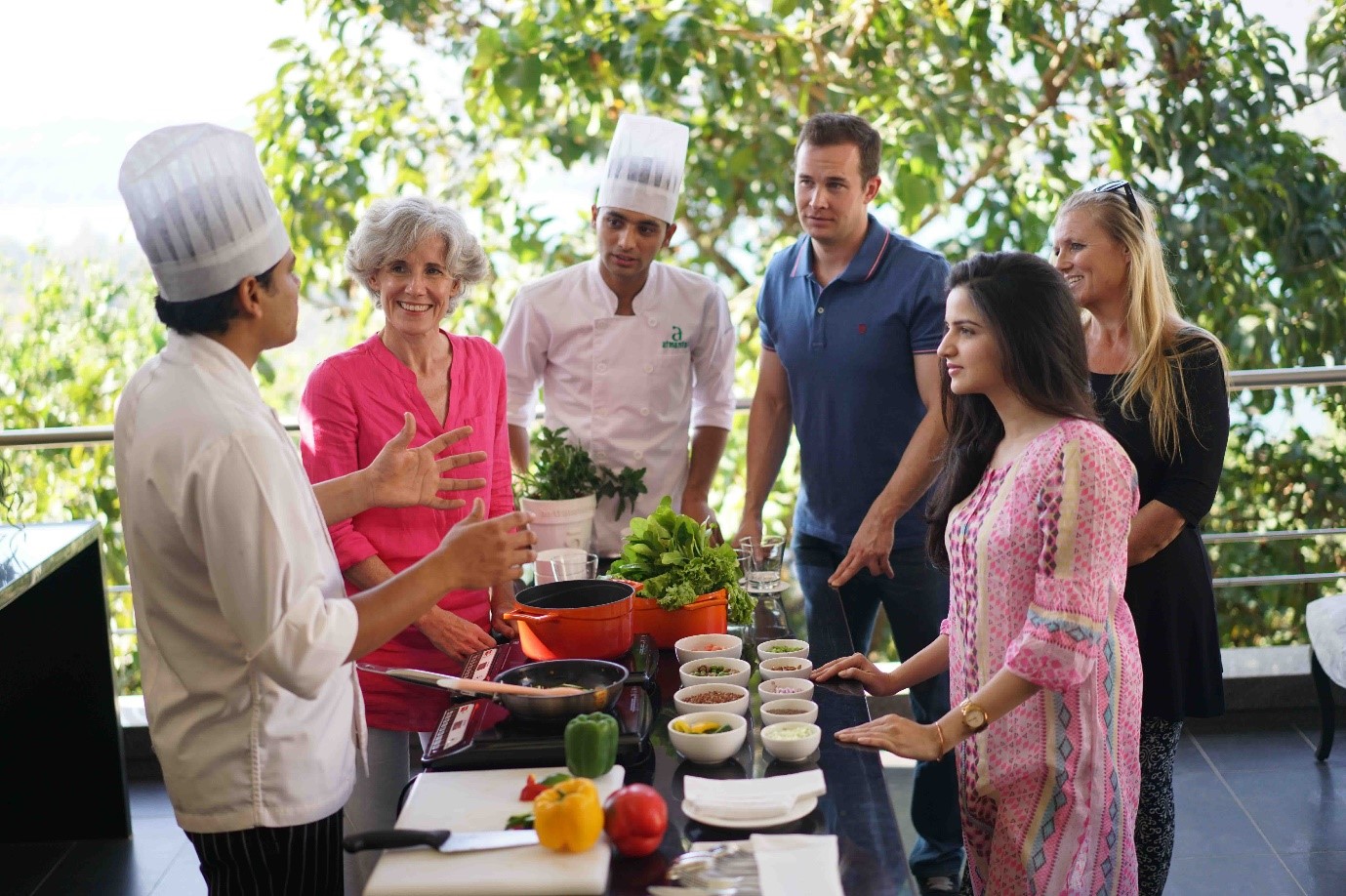Culinary workshops at Atmantan Wellness Resort in India