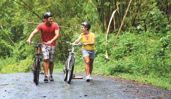 Enjoy cycling together in St Lucia
