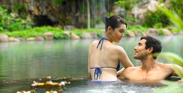 Hot springs at The Banjaran