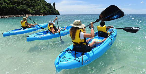 kayaking Buccament-bay