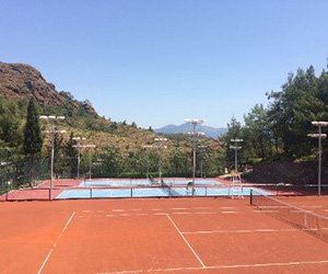 tennis courts