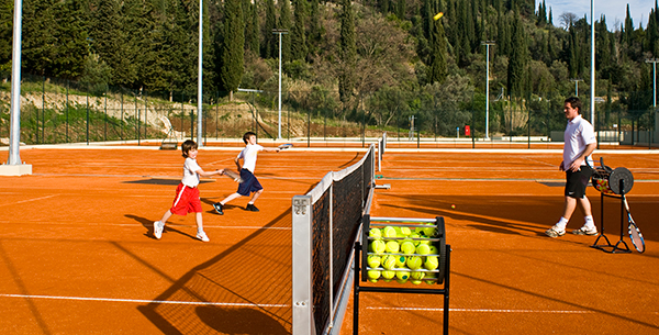 A family game of tennis at Radisson Blu Resort & Spa Dubrovnik Sun Gardens 