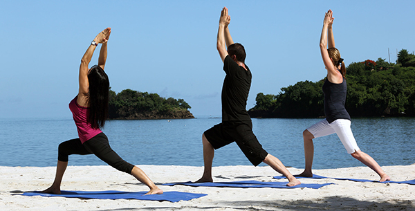 Shape up with a yoga class for Mum and Dad at Penha Longa