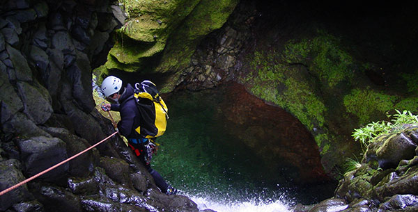 canyoning at galo