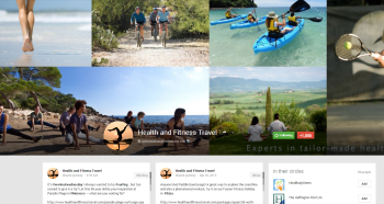 Health and Fitness Travel Google+ page