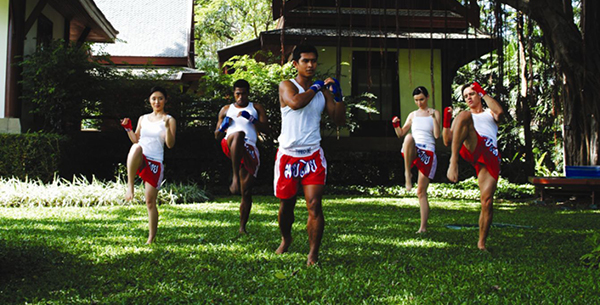 Try a muay thai class at Kamalaya