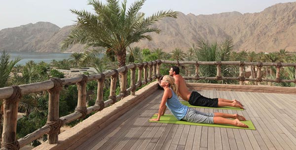 Yoga at Zighy Bay