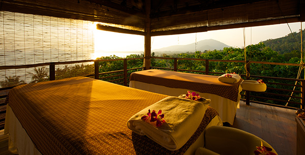 Spa treatment area at Kamalaya