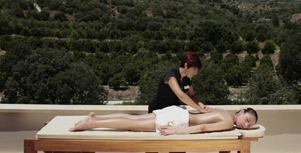 An Outdoors Massage at Ayii Anargyii