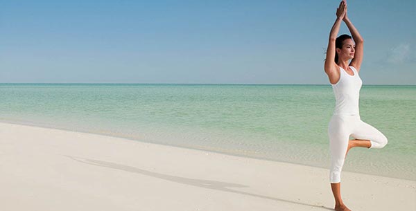 Yoga at parrot cay