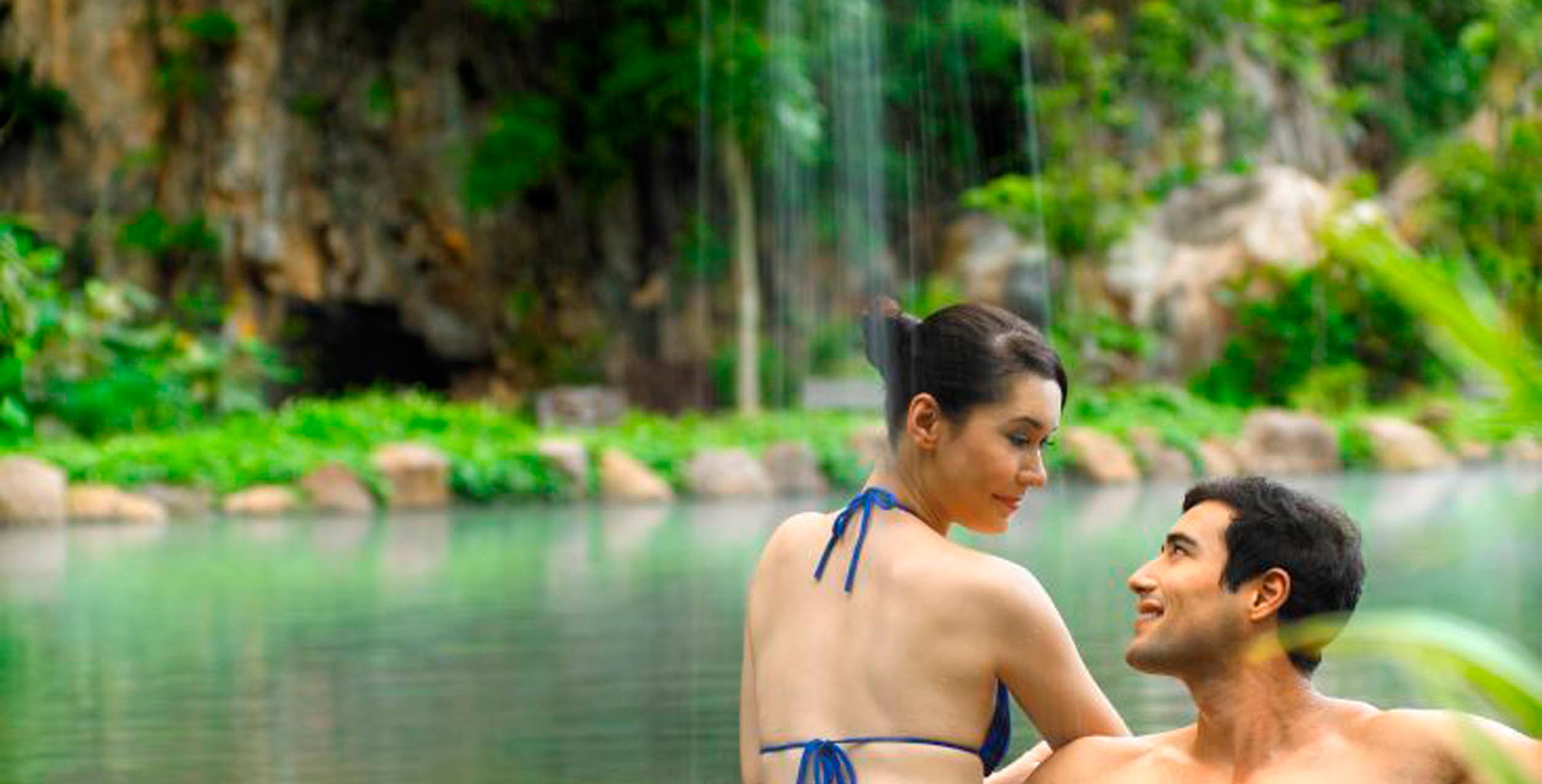 waterfall at the banjaran