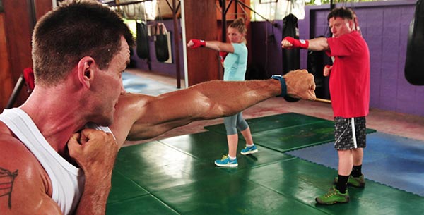 Shadowboxing at Phuket Cleanse