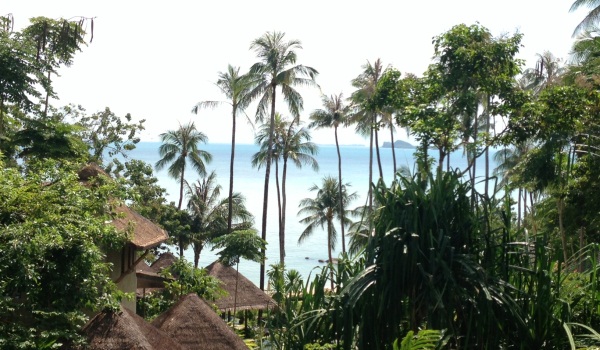 A room with a sea view in Kamalaya, Thailand