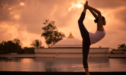 Absolute Sanctuary sunset yoga