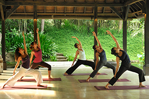 Yoga Class at The Farm