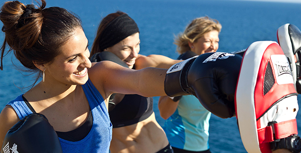 Improve your fitness levels with boxing at 38 Degrees North Ibiza 