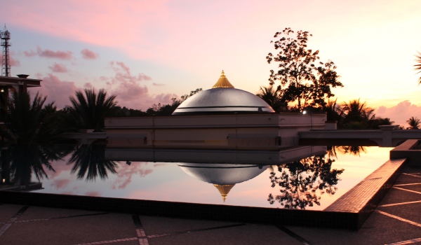 Sunrise before yoga at Absolute Sanctuary, Koh Samui, Thailand